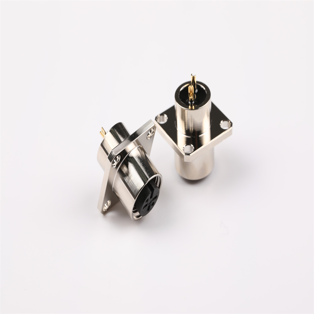 M12A-2P方形法蘭母線(xiàn)端